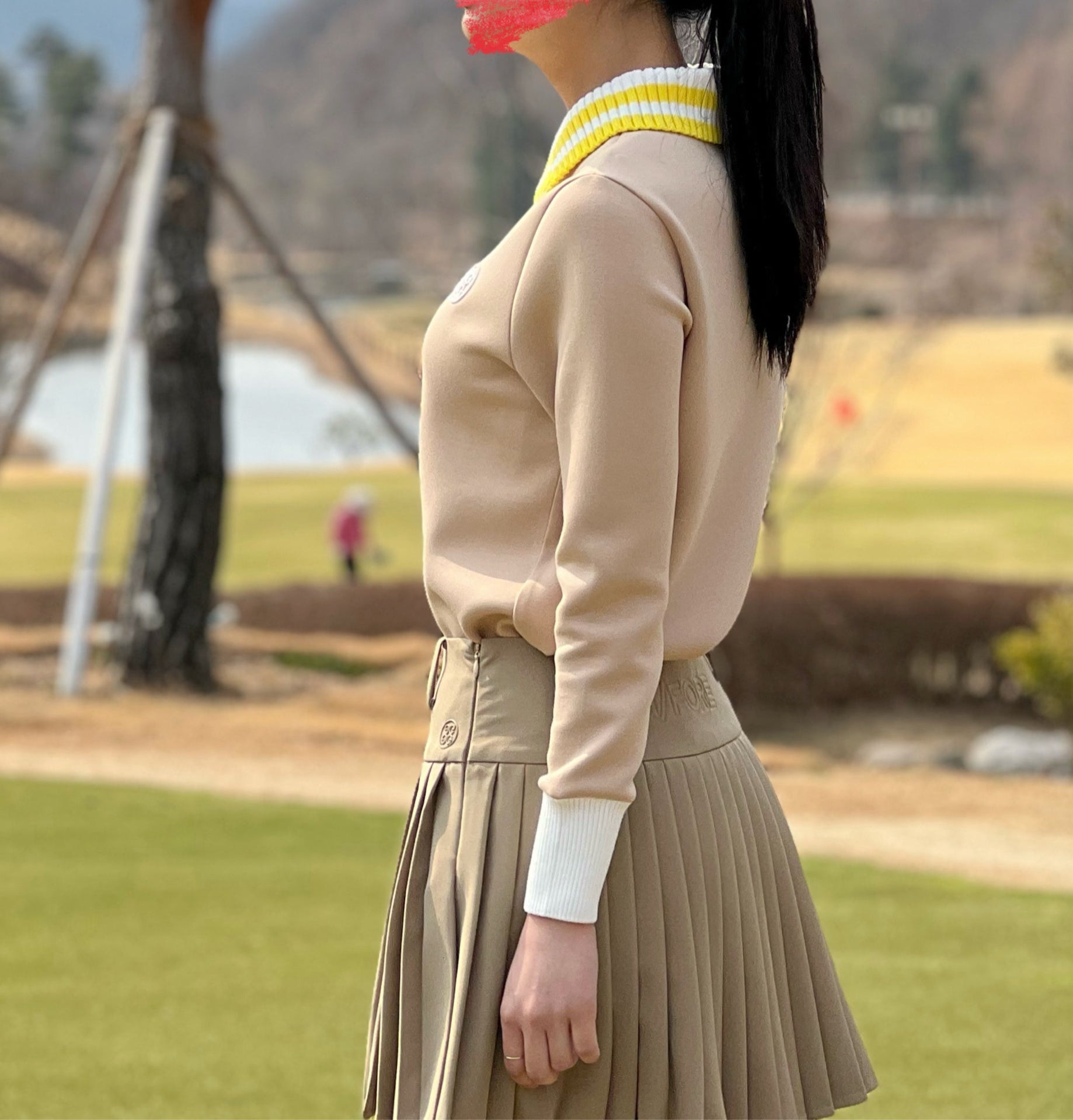 지포어-상의-국내배송 니트 카라 폴로 (WOMEN)