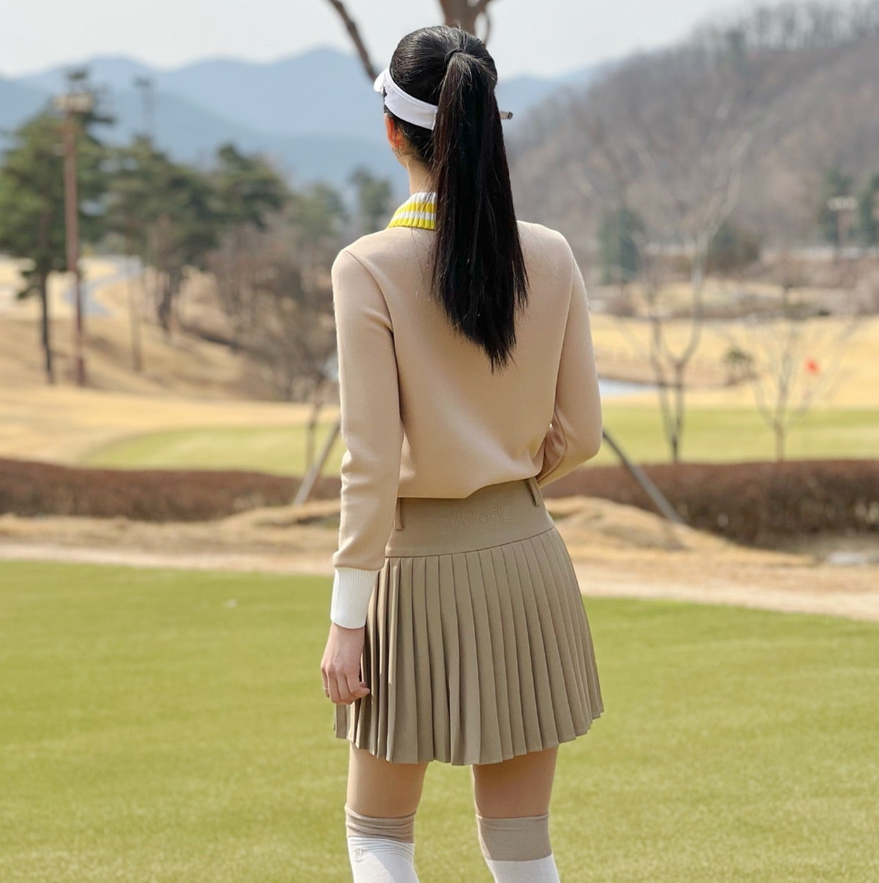 지포어-상의-국내배송 니트 카라 폴로 (WOMEN)