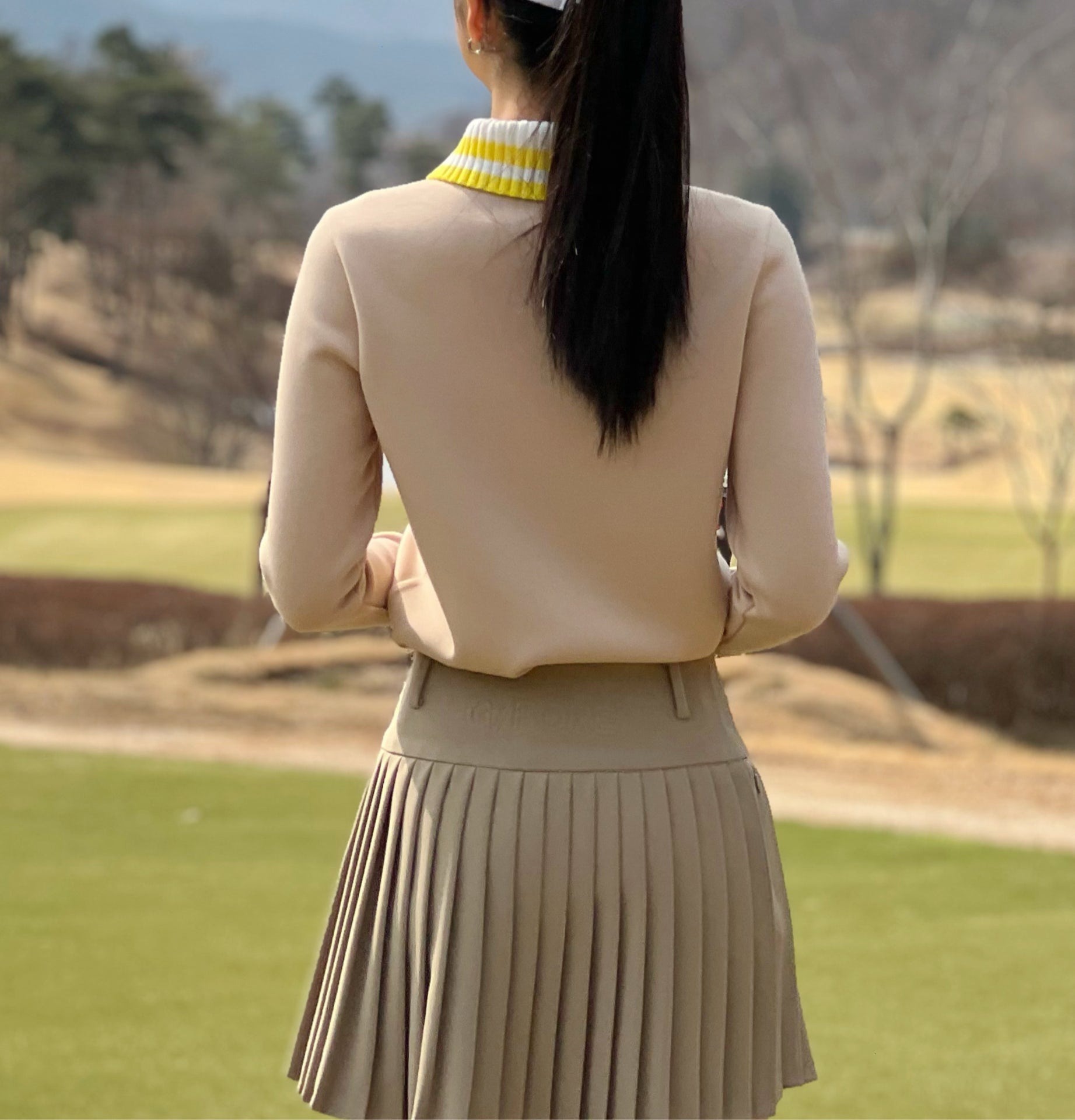 지포어-상의-국내배송 니트 카라 폴로 (WOMEN)