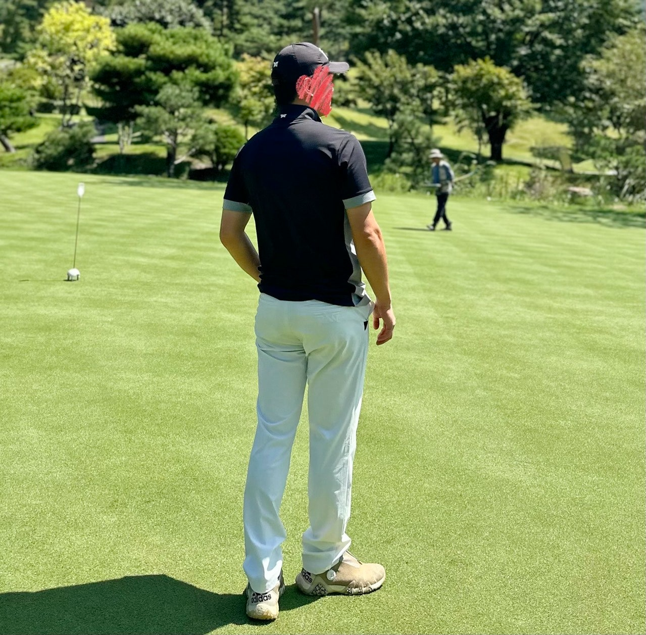 PXG-상의-국내배송 맨즈 썸머 카라 블럭 하프 집업 티셔츠 ( MEN )