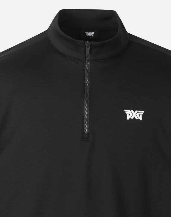 PXG-상의-국내배송 맨즈 썸머 카라 블럭 하프 집업 티셔츠 ( MEN )