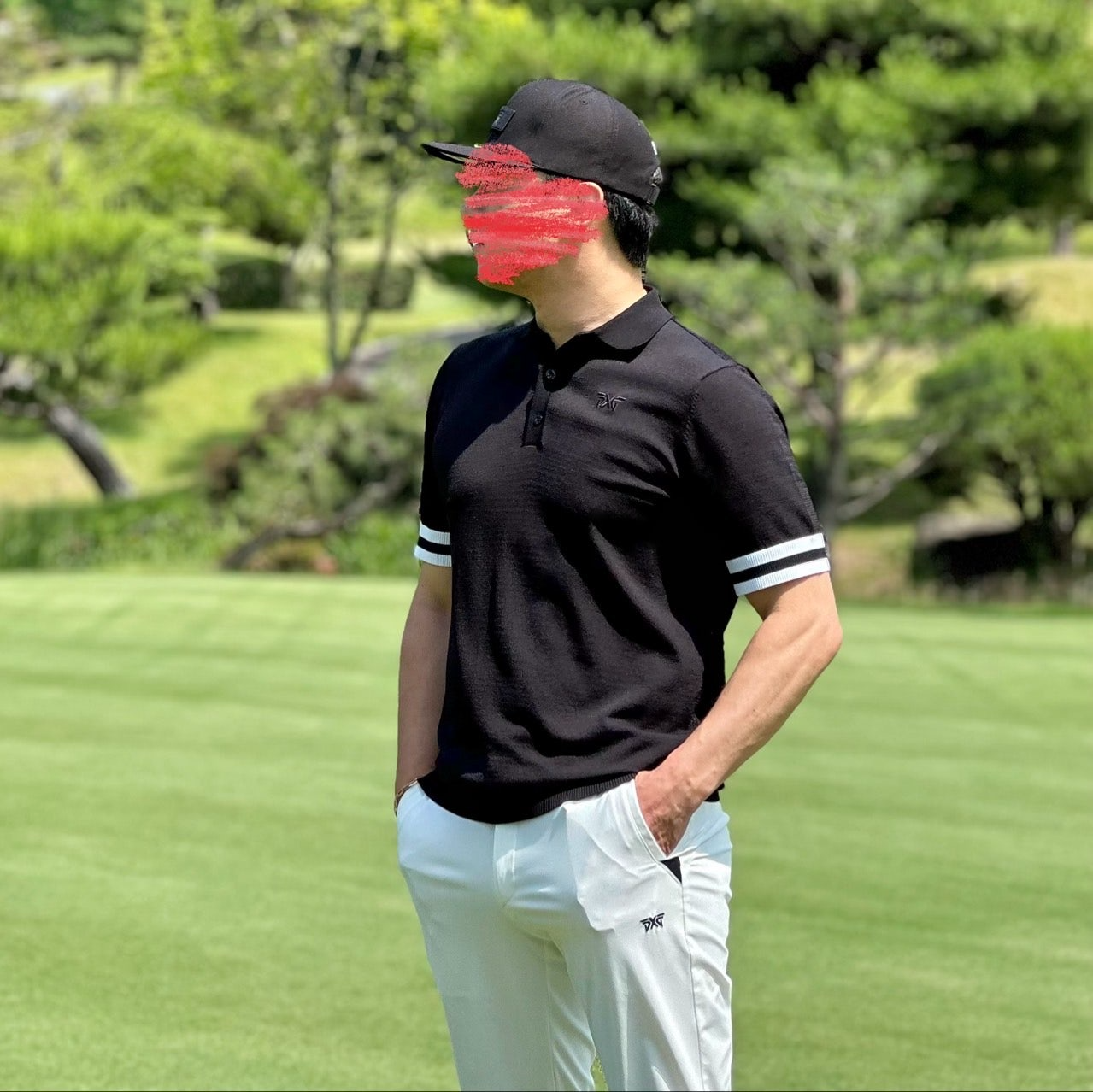 PXG-상의-국내배송 맨즈 썸머 카라 쇼츠 슬리브 니트 (MAN)
