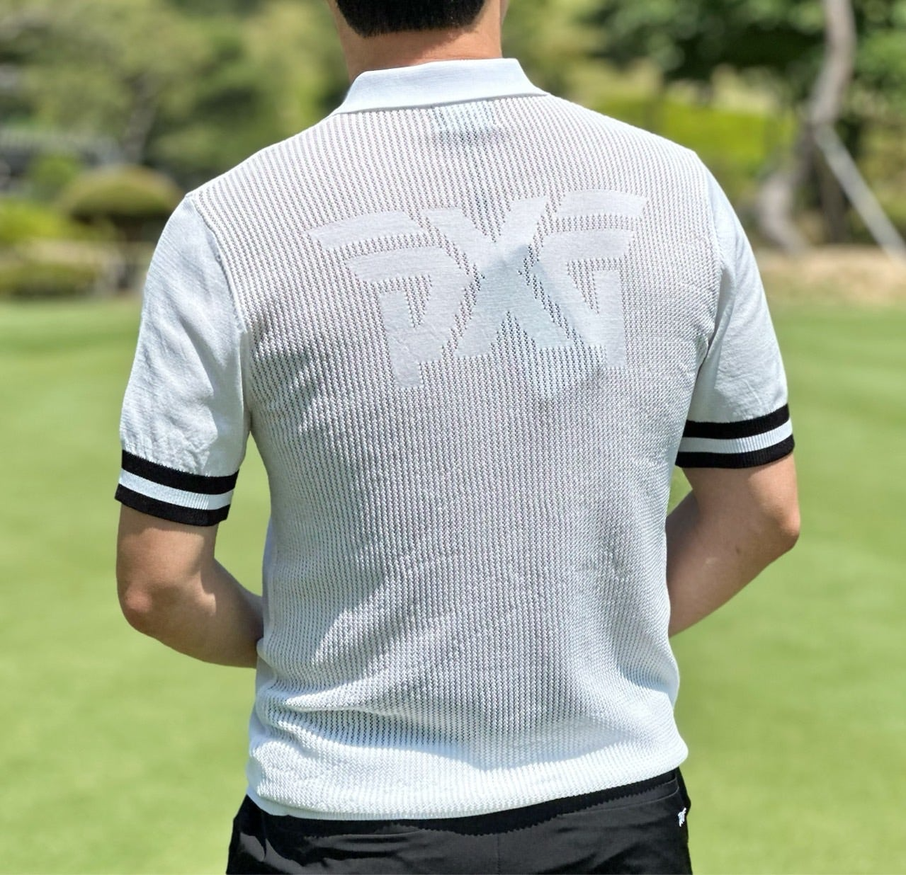 PXG-상의-국내배송 맨즈 썸머 카라 쇼츠 슬리브 니트 (MAN)