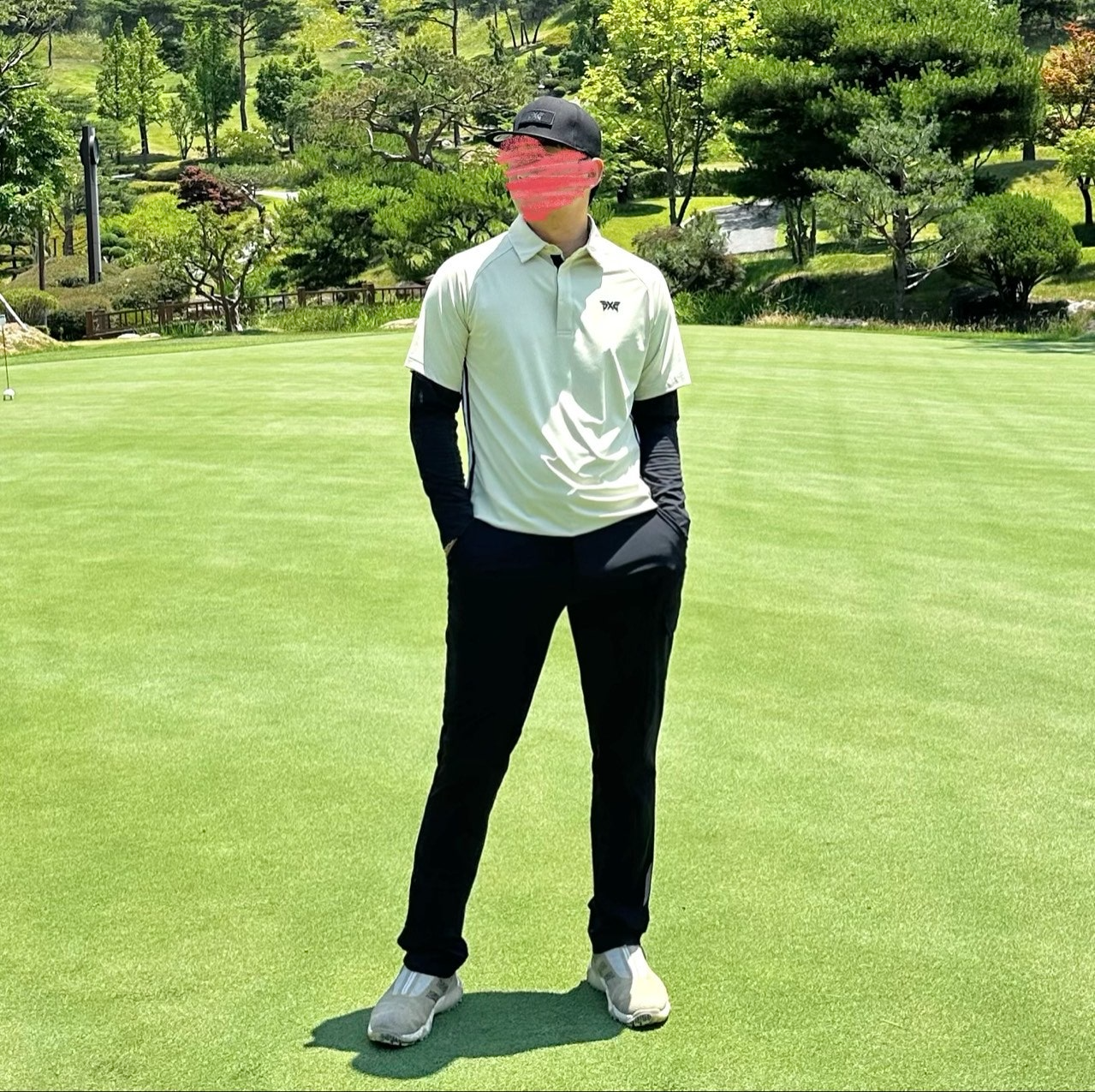 PXG-상의-국내배송 맨즈 썸머 쿨 슬리브 레이어드 카라 긴팔 티셔츠 (MAN)