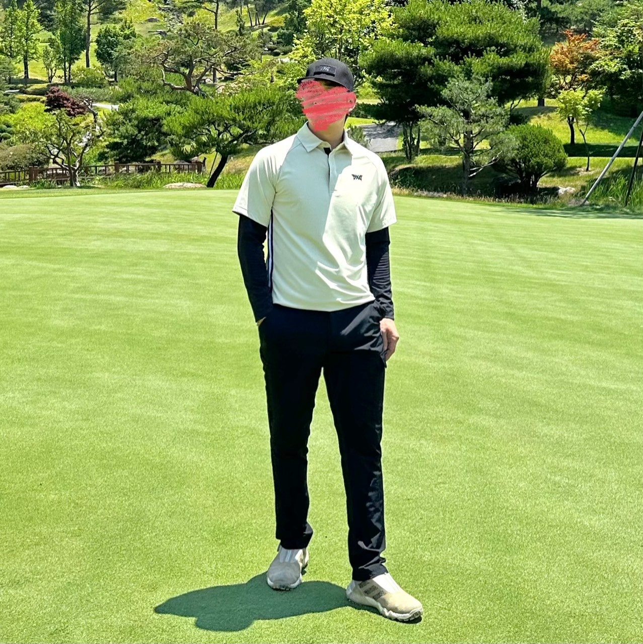 PXG-상의-국내배송 맨즈 썸머 쿨 슬리브 레이어드 카라 긴팔 티셔츠 (MAN)