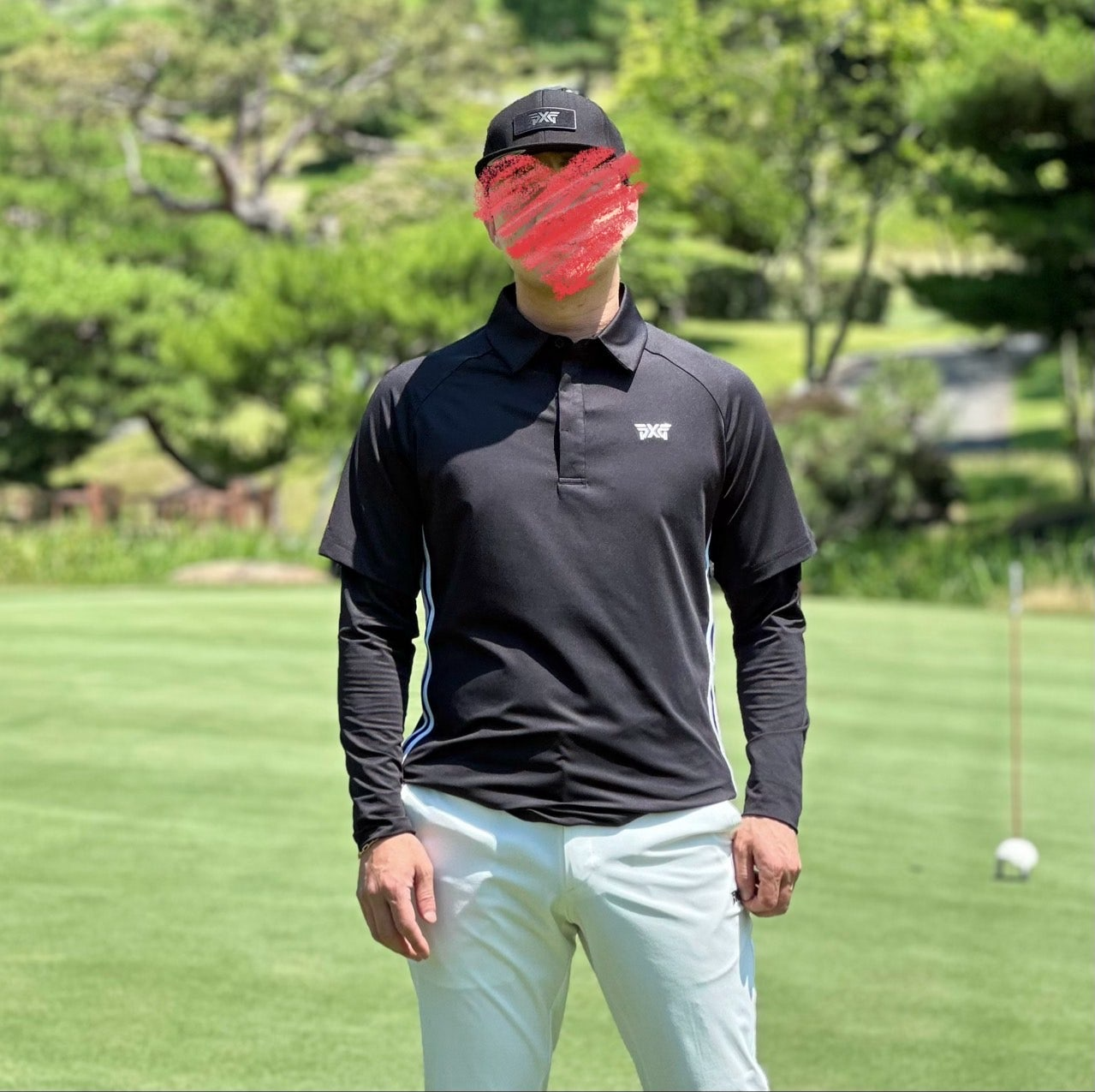 PXG-상의-국내배송 맨즈 썸머 쿨 슬리브 레이어드 카라 긴팔 티셔츠 (MAN)