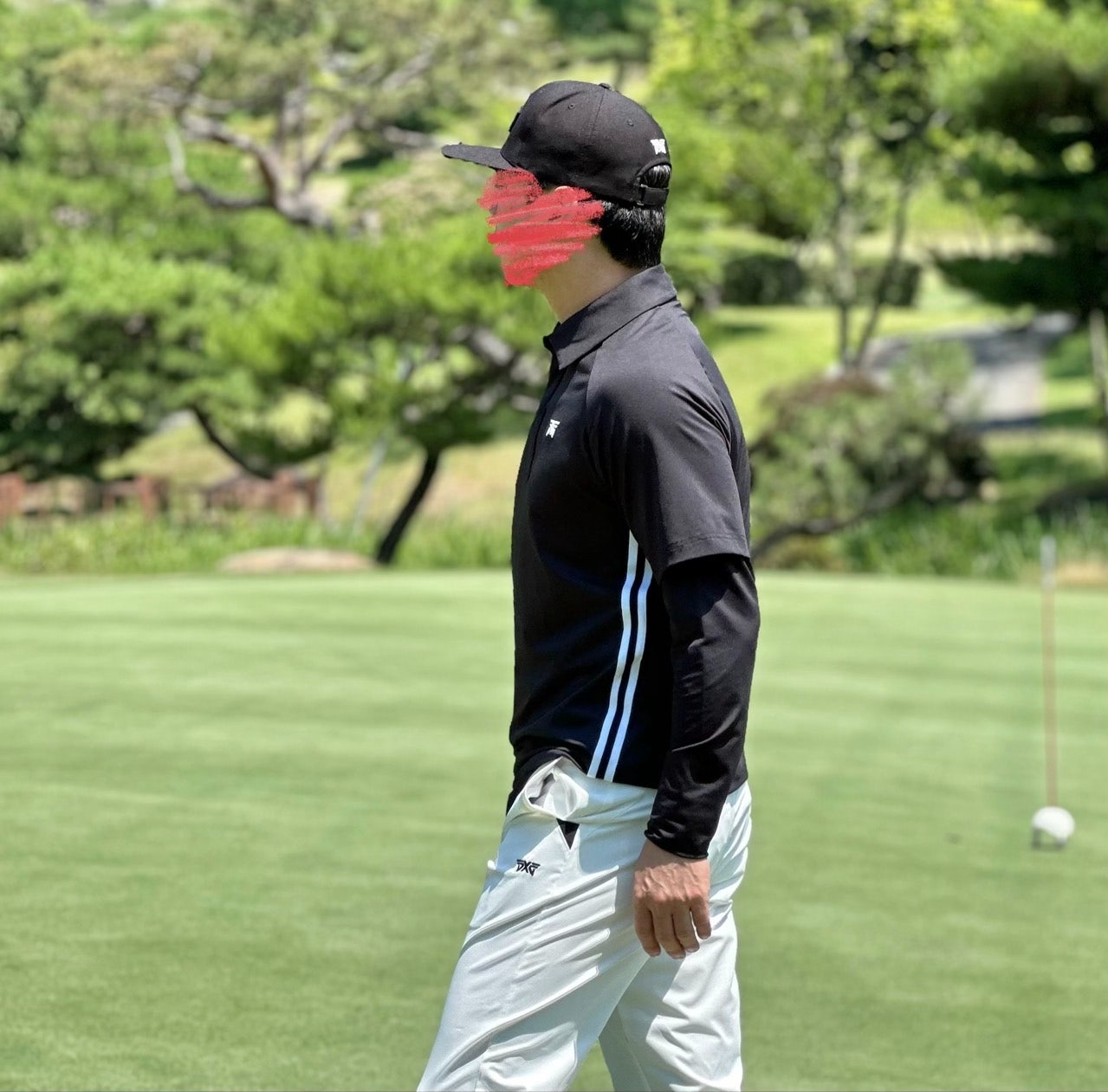 PXG-상의-국내배송 맨즈 썸머 쿨 슬리브 레이어드 카라 긴팔 티셔츠 (MAN)