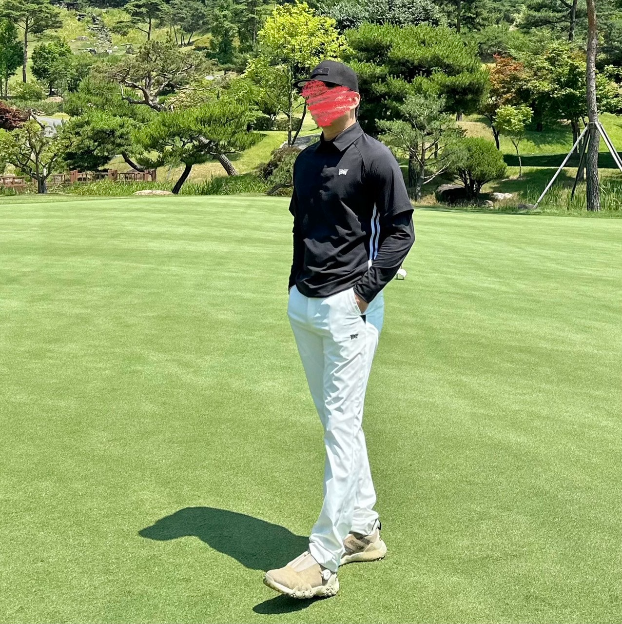PXG-상의-국내배송 맨즈 썸머 쿨 슬리브 레이어드 카라 긴팔 티셔츠 (MAN)