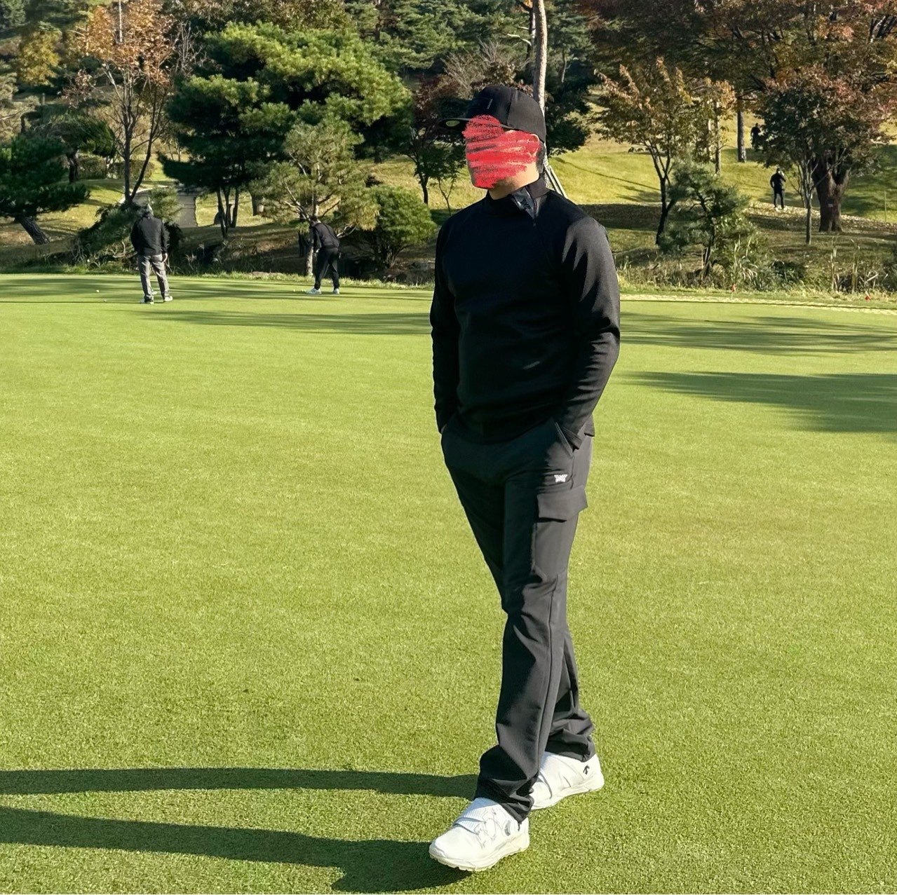 PXG-상의-국내배송 맨즈 하프넥 티셔츠