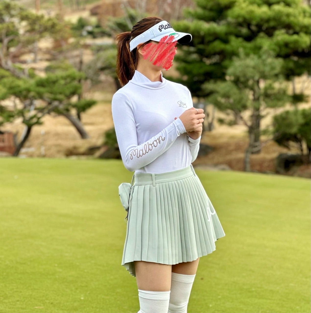 말본-상의-국내배송 모크넥 베이스 레이어 기모이너 (WOMEN)