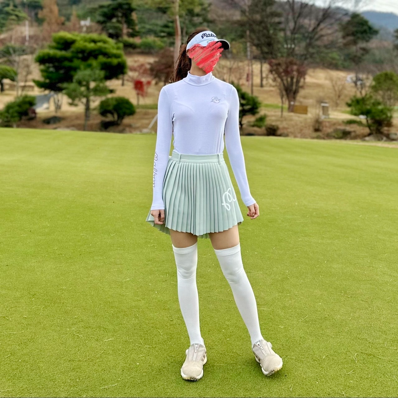 말본-상의-국내배송 모크넥 베이스 레이어 기모이너 (WOMEN)