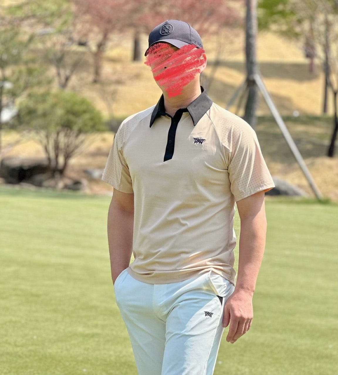 PXG-상의-국내배송 썸머 로고 포인트 카라 셔츠 티셔츠 (MAN)