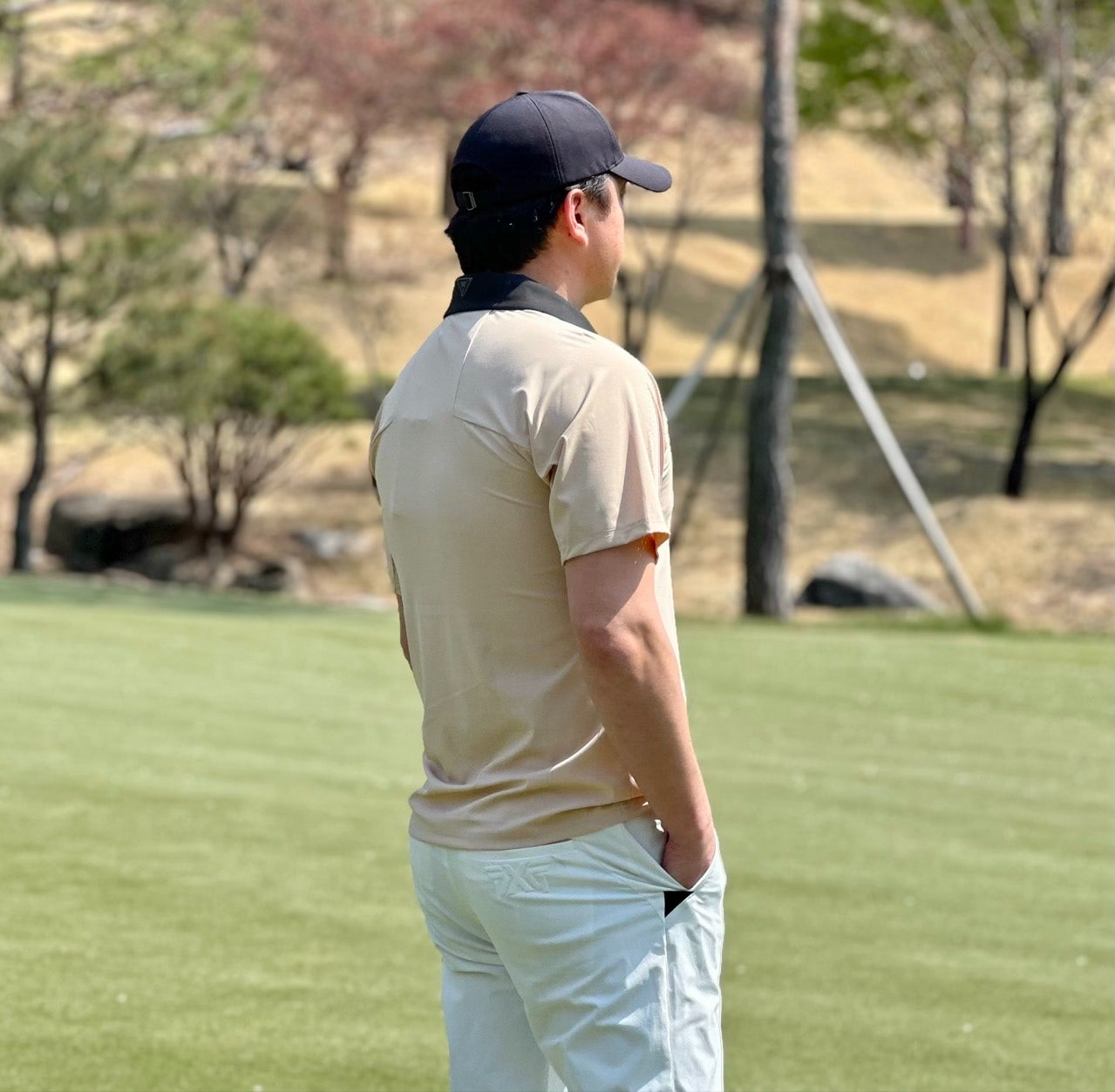 PXG-상의-국내배송 썸머 로고 포인트 카라 셔츠 티셔츠 (MAN)