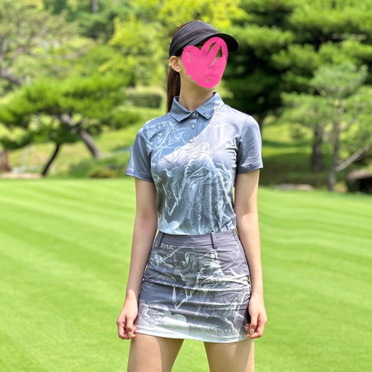 어메이징크리스찬-상의-국내배송 단테 인페르노 카라 티셔츠 (WOMEN)