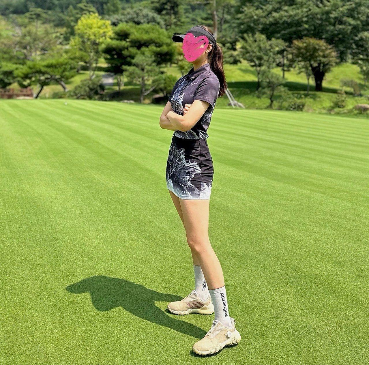 어메이징크리스찬-상의-국내배송 단테 인페르노 카라 티셔츠 (WOMEN)