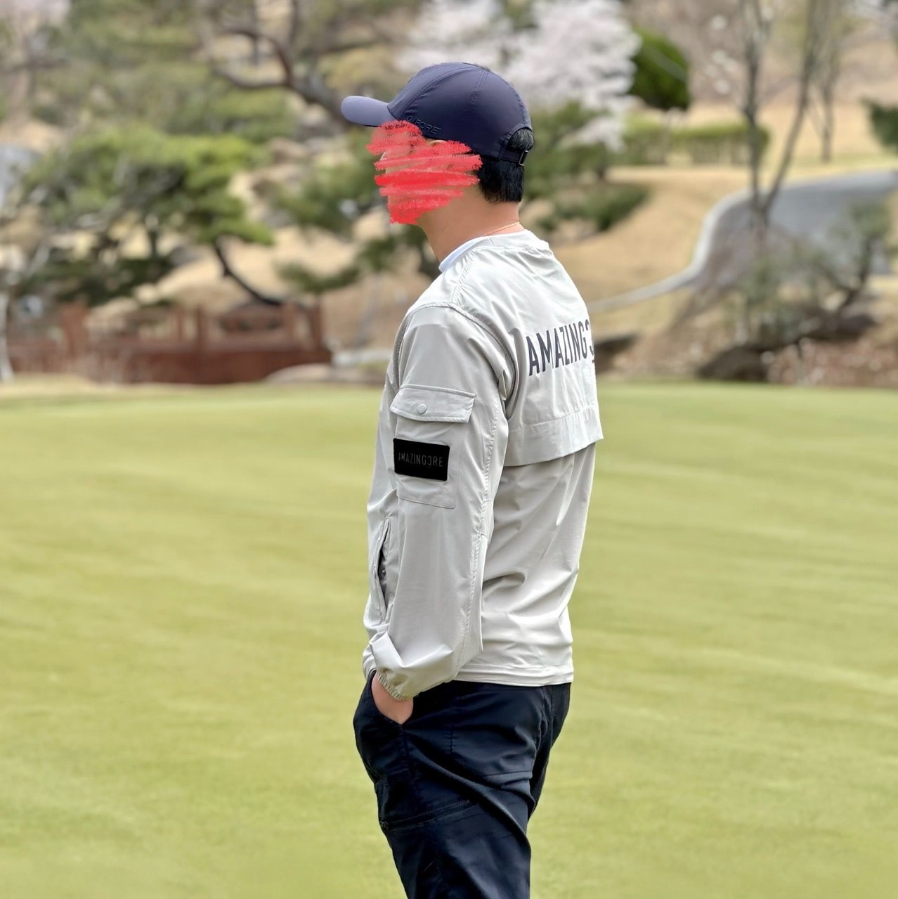 어메이징크리스찬-상의-국내배송 플렉스모션 우븐 라운드 아노락 (MEN)