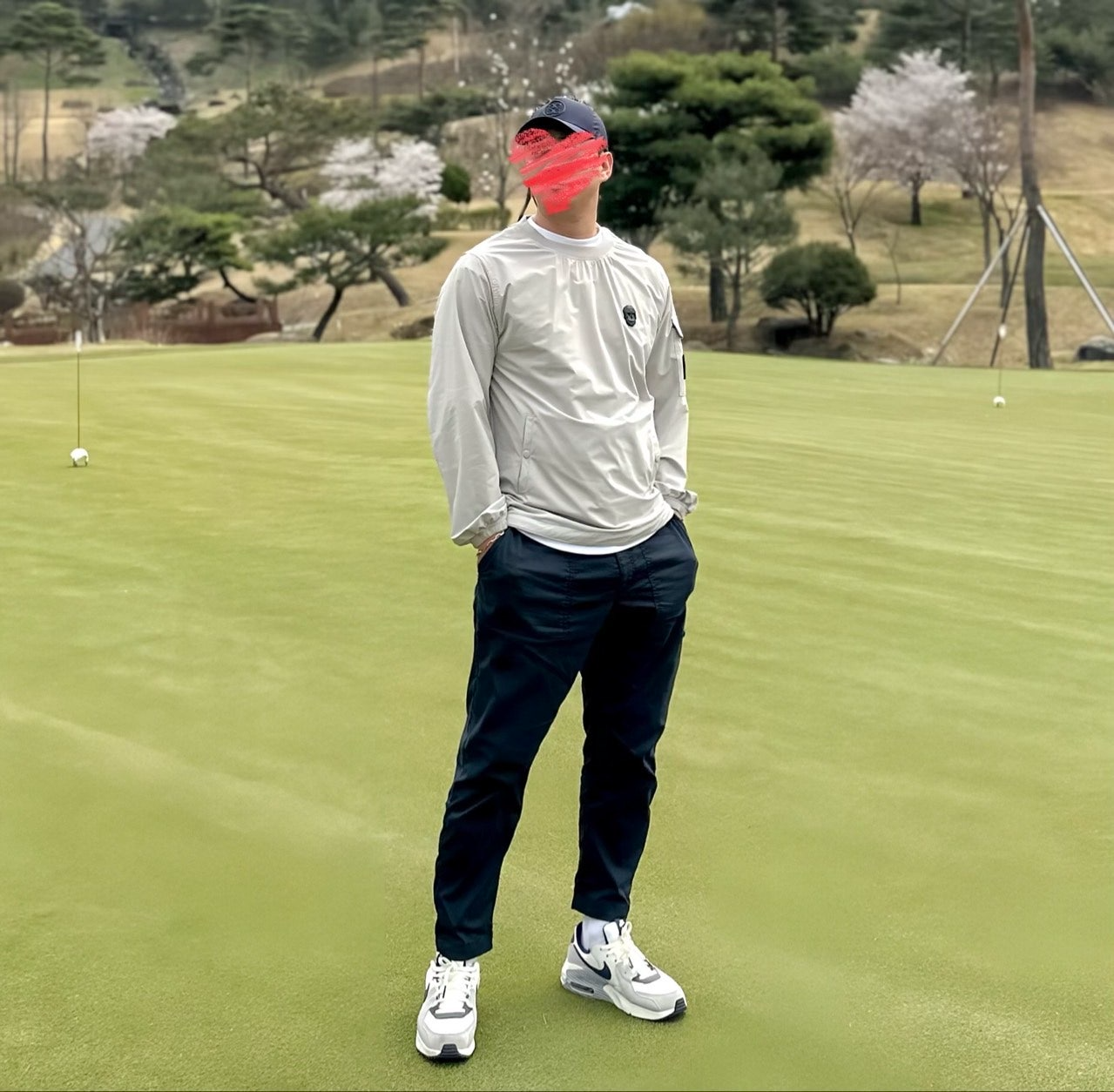 어메이징크리스찬-상의-국내배송 플렉스모션 우븐 라운드 아노락 (MEN)