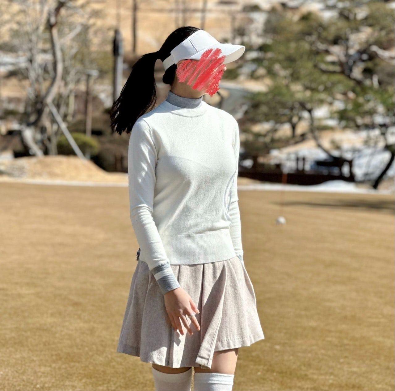 지포어-상의-국내배송 에센셜 윈드프루프 스웨터 (WOMEN)