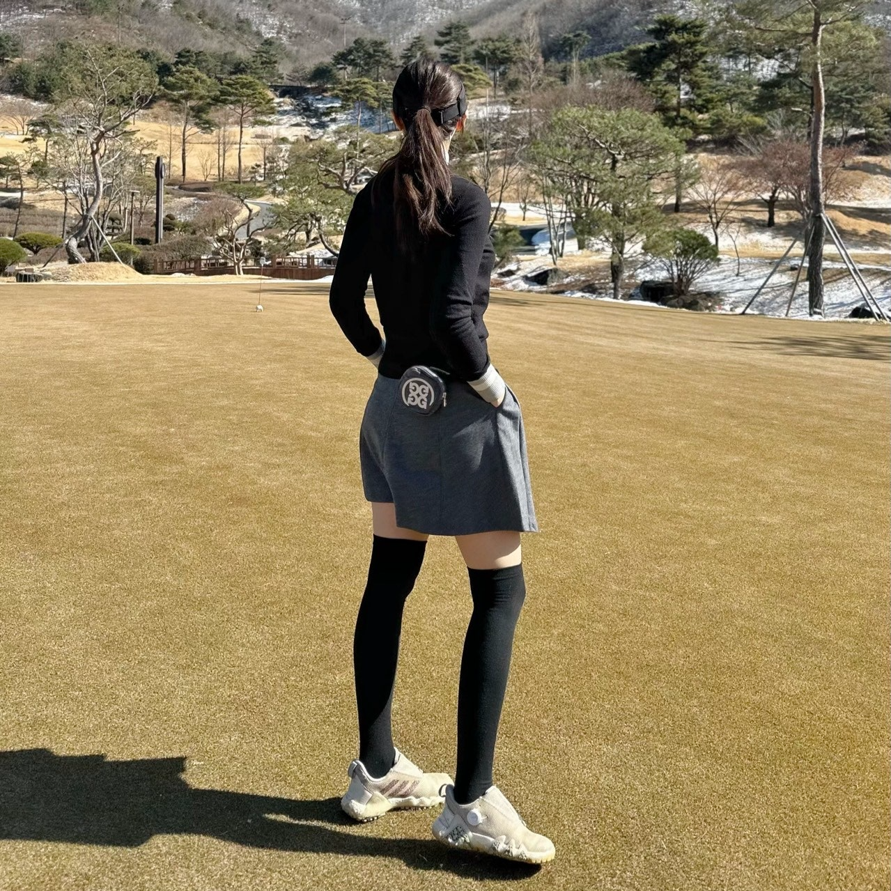 지포어-상의-국내배송 에센셜 윈드프루프 스웨터 (WOMEN)