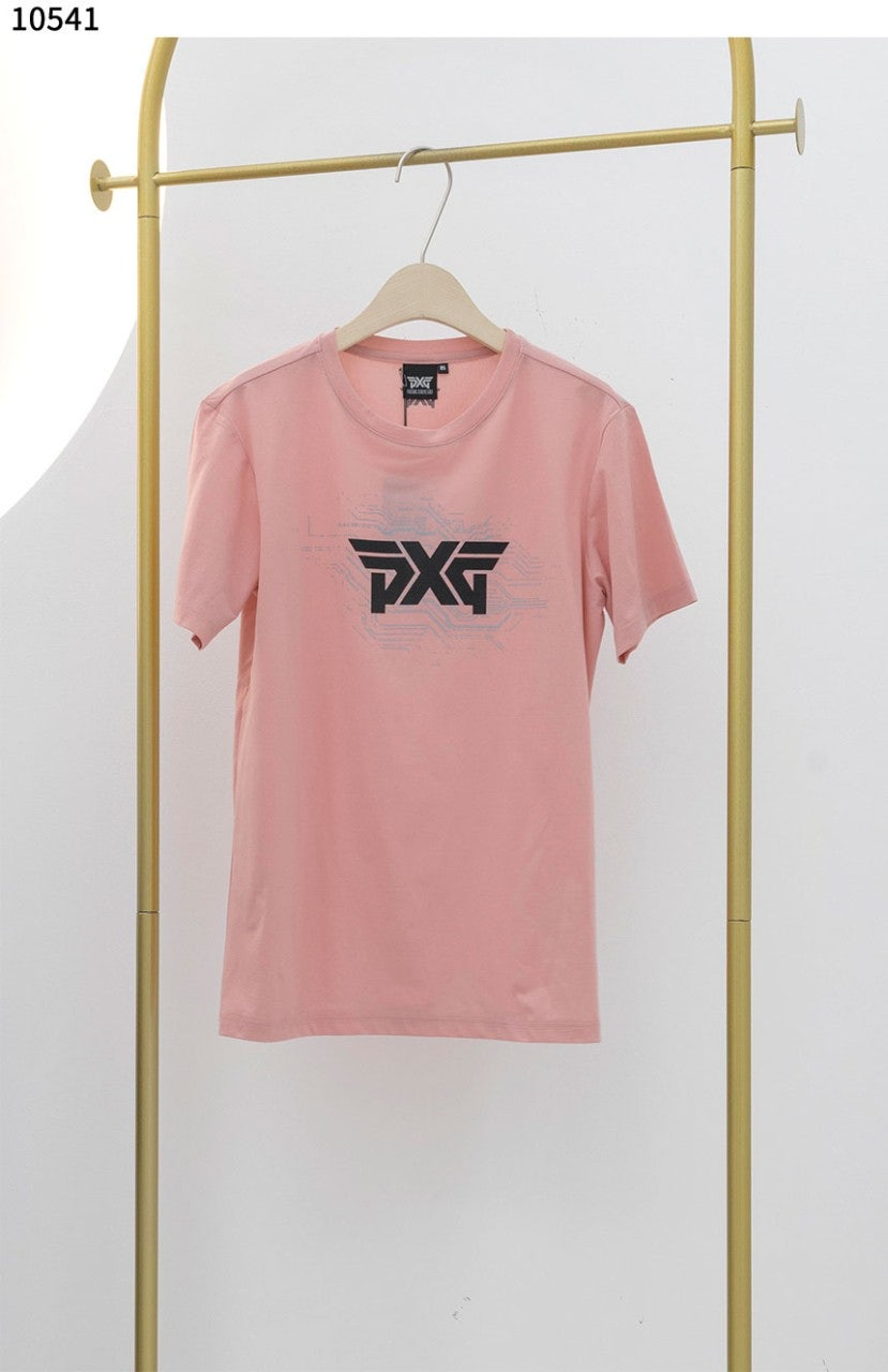 PXG-상의-국내배송 여름 그래픽 라운드 넥 숏 슬리브 티셔츠