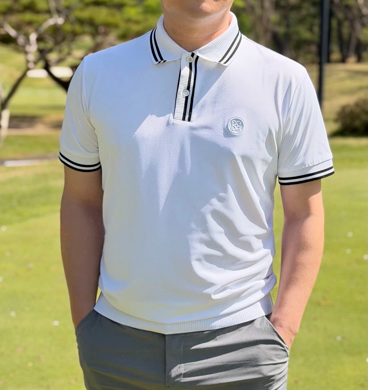 지포어-상의-국내배송 오픈 폴로 티셔츠 (MEN)