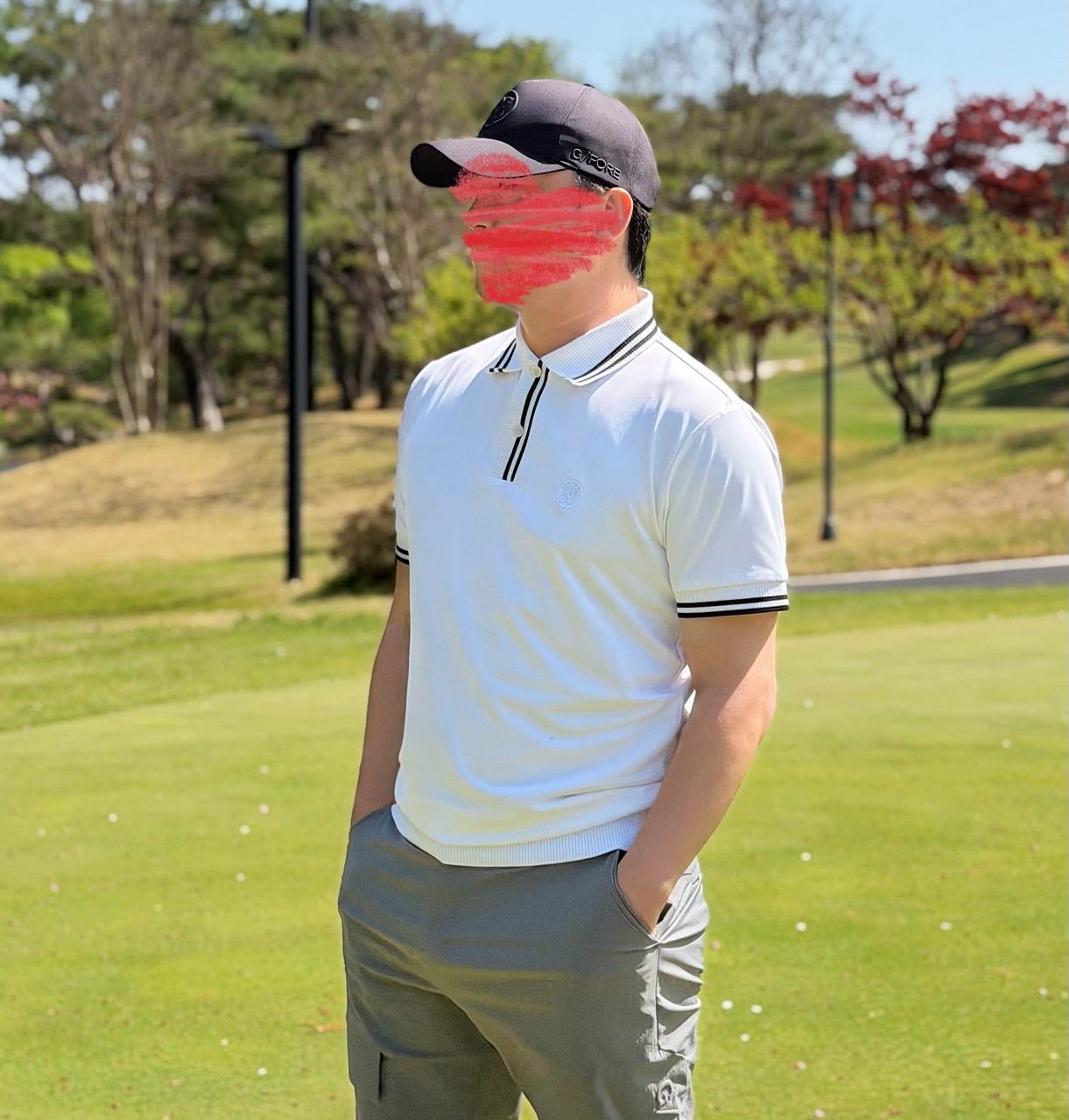 지포어-상의-국내배송 오픈 폴로 티셔츠 (MEN)