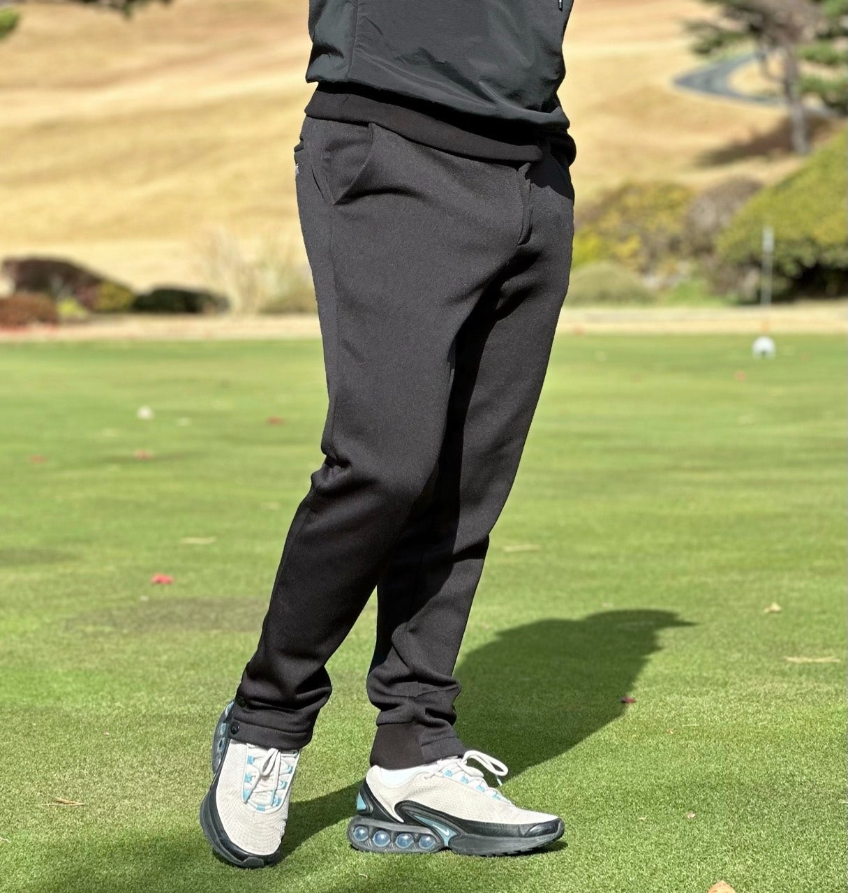 PXG-상의-국내배송 우먼 믹스 후드 맨투맨&우븐 조거팬츠 세트 (MEN)