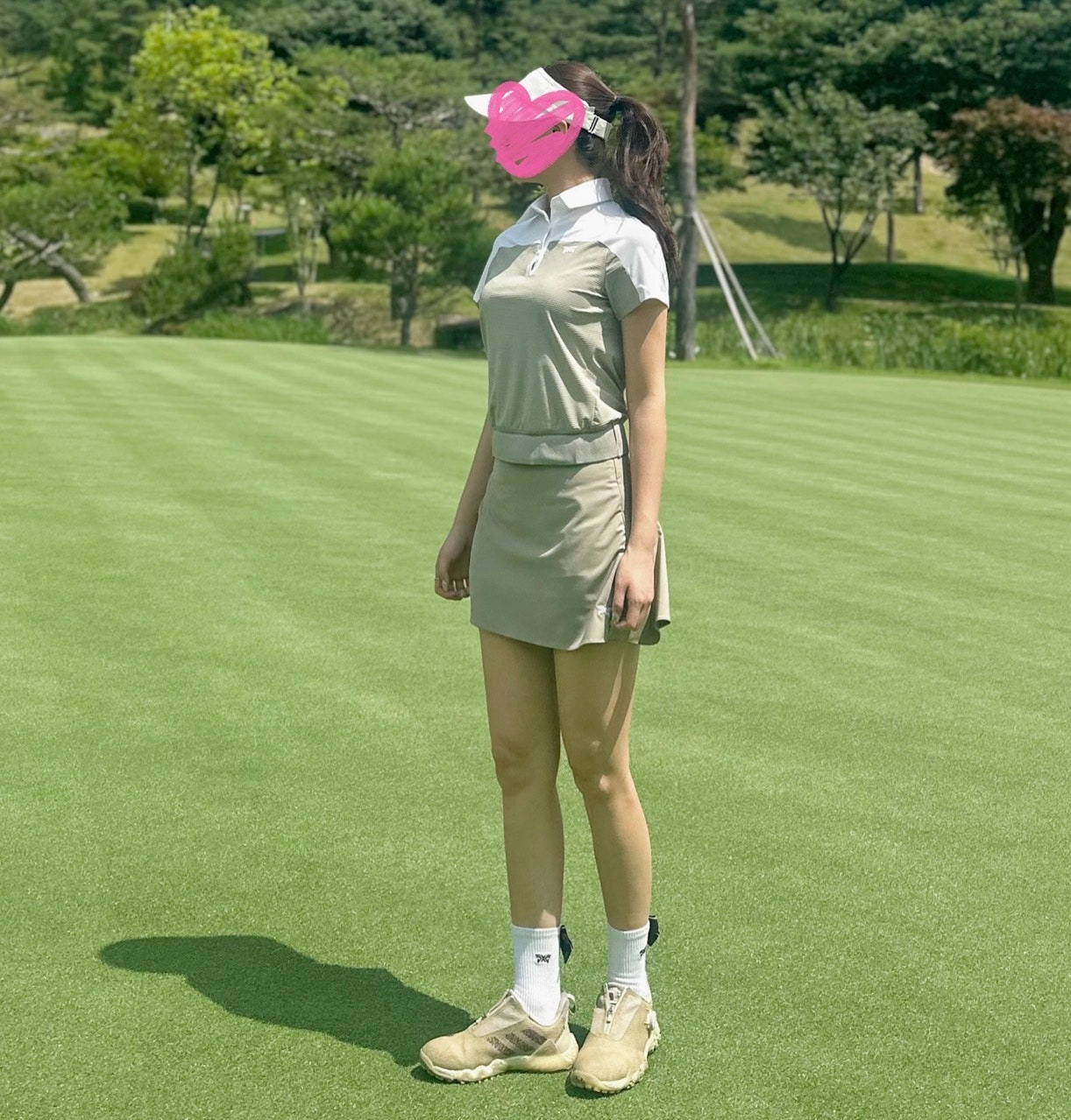 PXG-상의-국내배송 우먼 썸머 배트윙 숏 슬리브 티셔츠 (WOMEN)