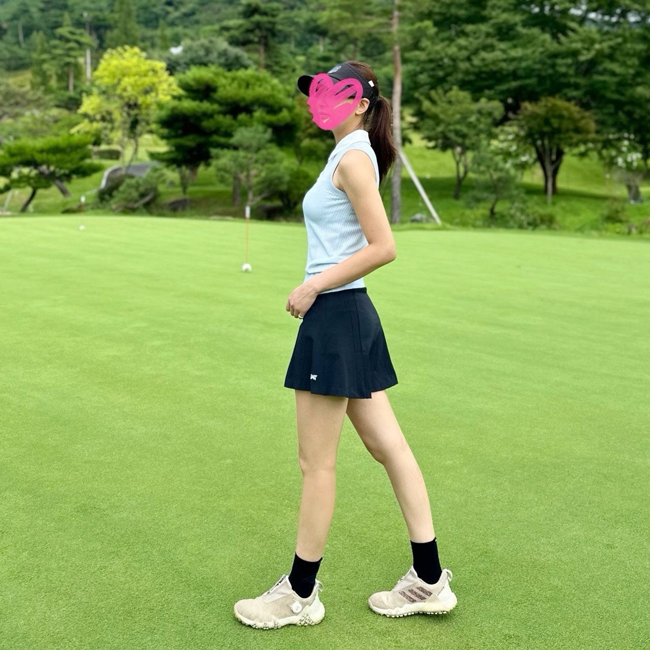 PXG-상의-국내배송 우먼 썸머 카라 슬리브리스 스웨터 (WOMEN)