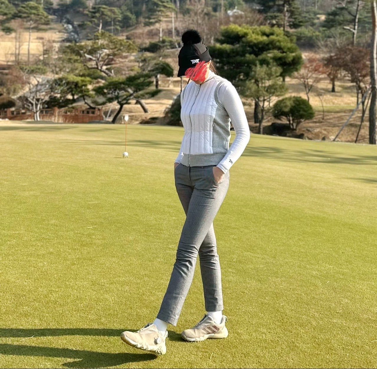 PXG-상의-국내배송 우먼 윈터 니트다운 베스트