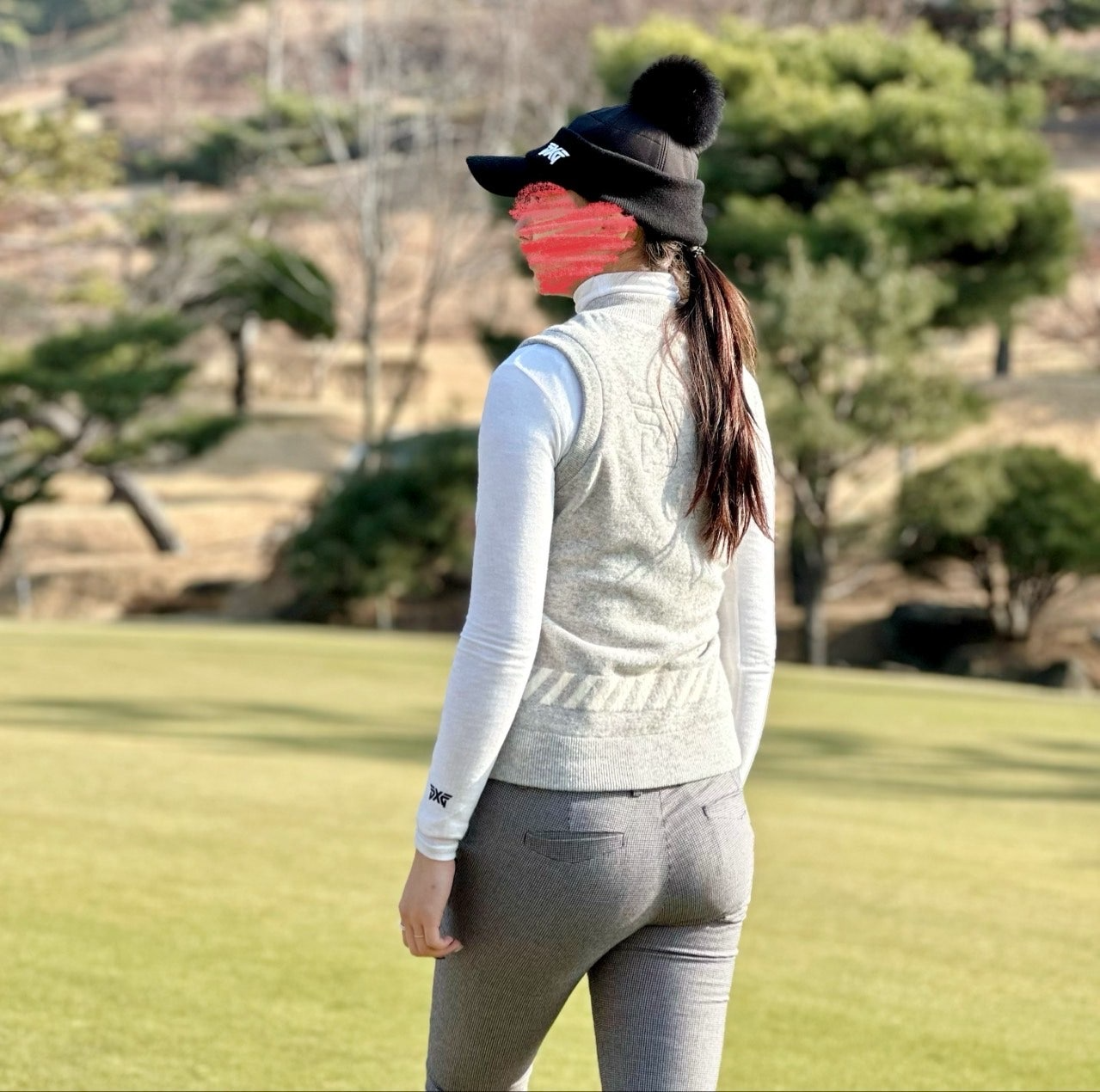 PXG-상의-국내배송 우먼 윈터 니트다운 베스트