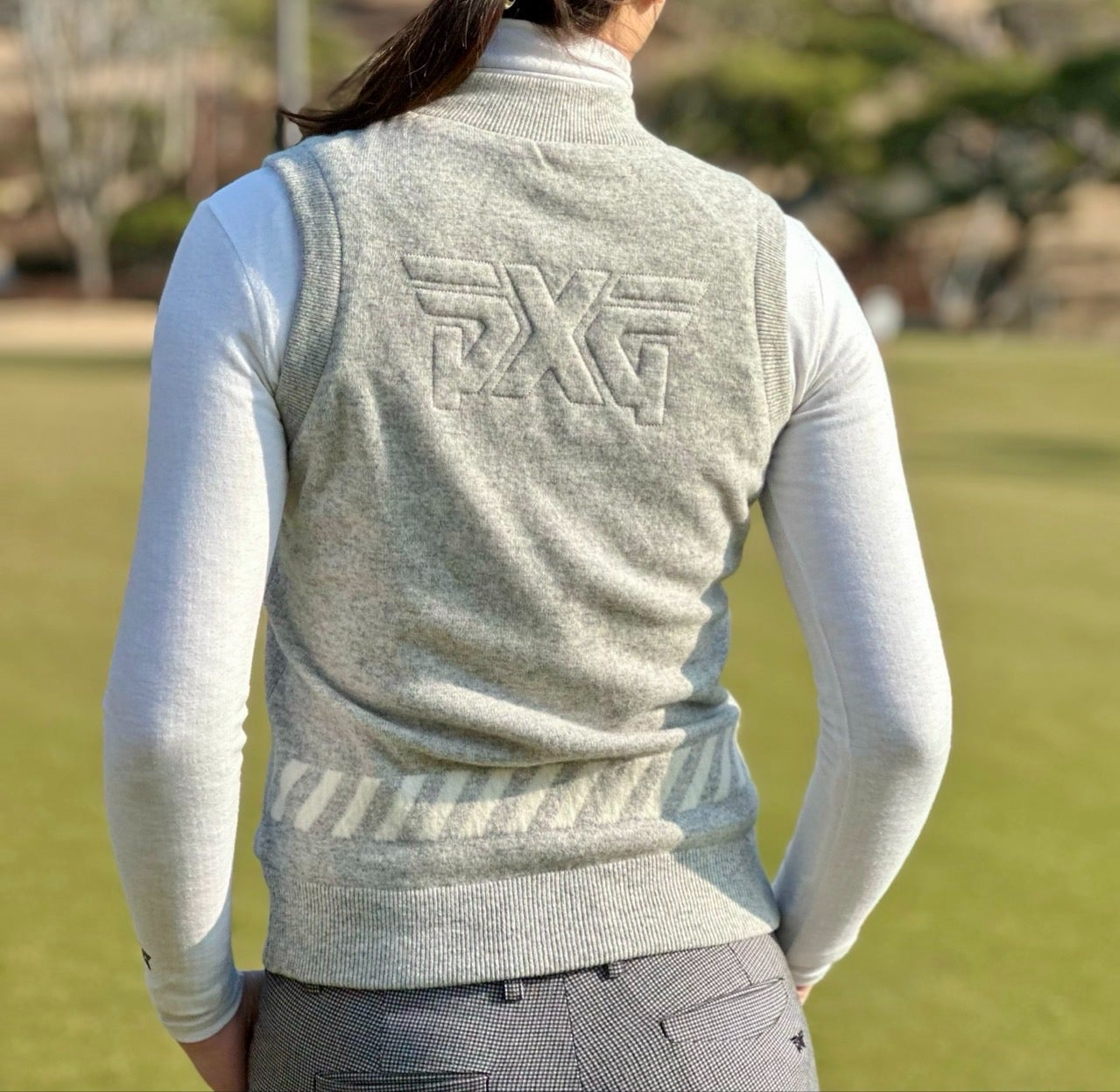 PXG-상의-국내배송 우먼 윈터 니트다운 베스트