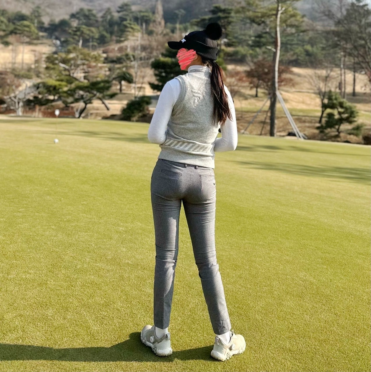 PXG-상의-국내배송 우먼 윈터 니트다운 베스트