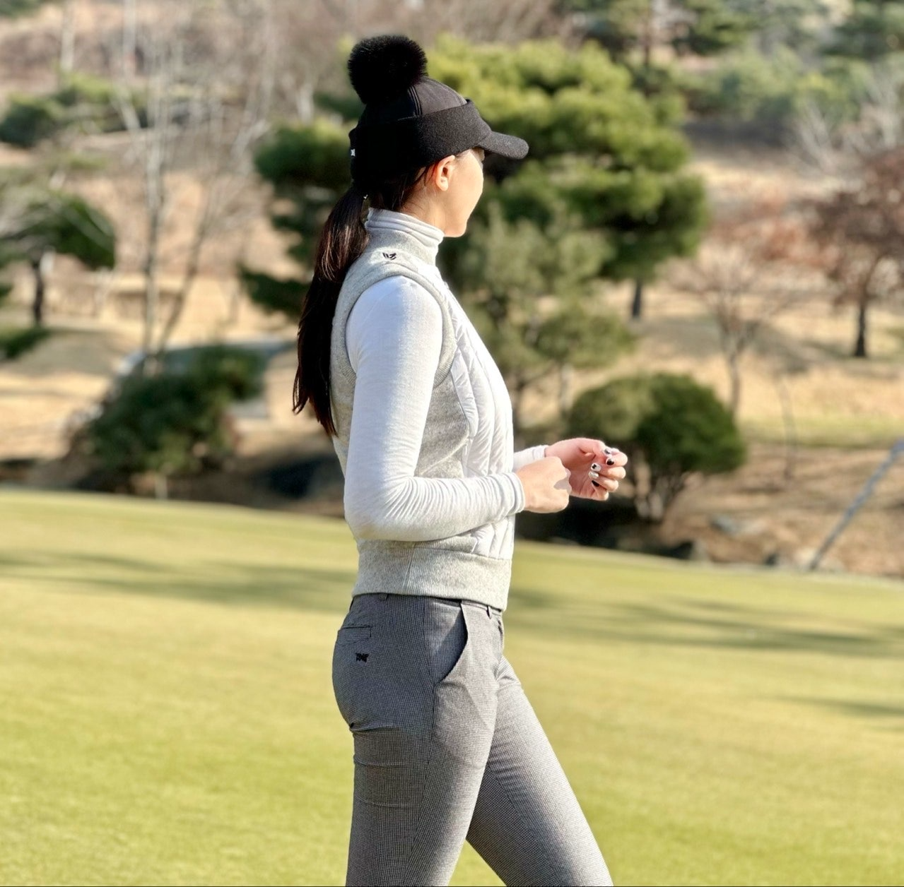 PXG-상의-국내배송 우먼 윈터 니트다운 베스트