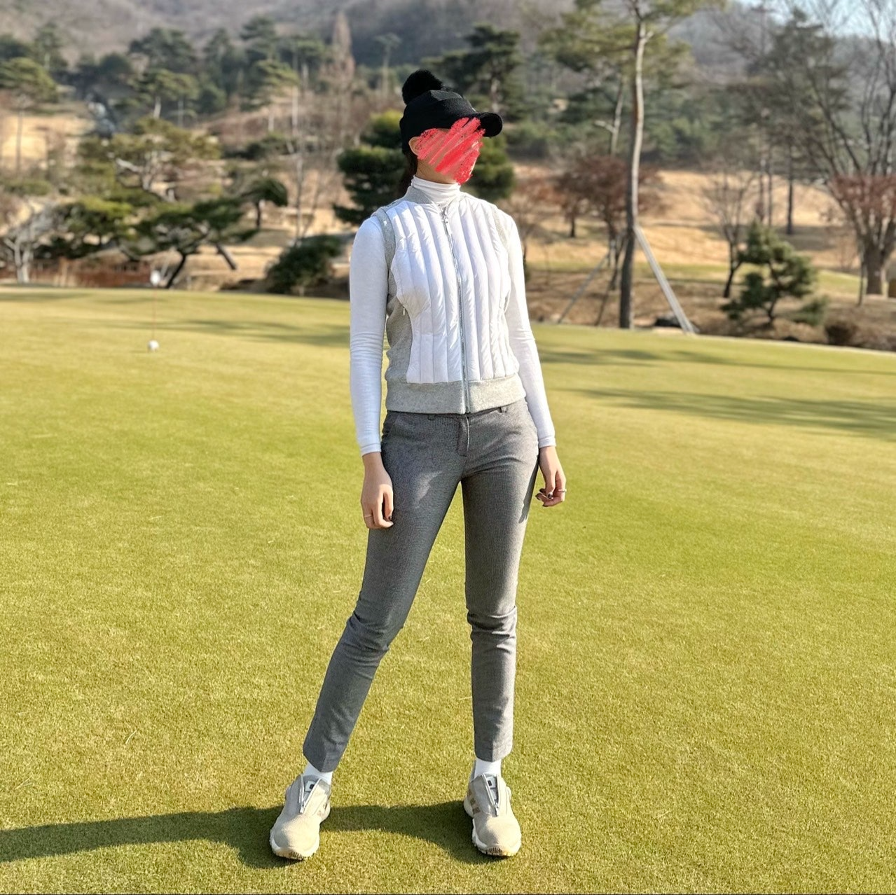PXG-상의-국내배송 우먼 윈터 니트다운 베스트