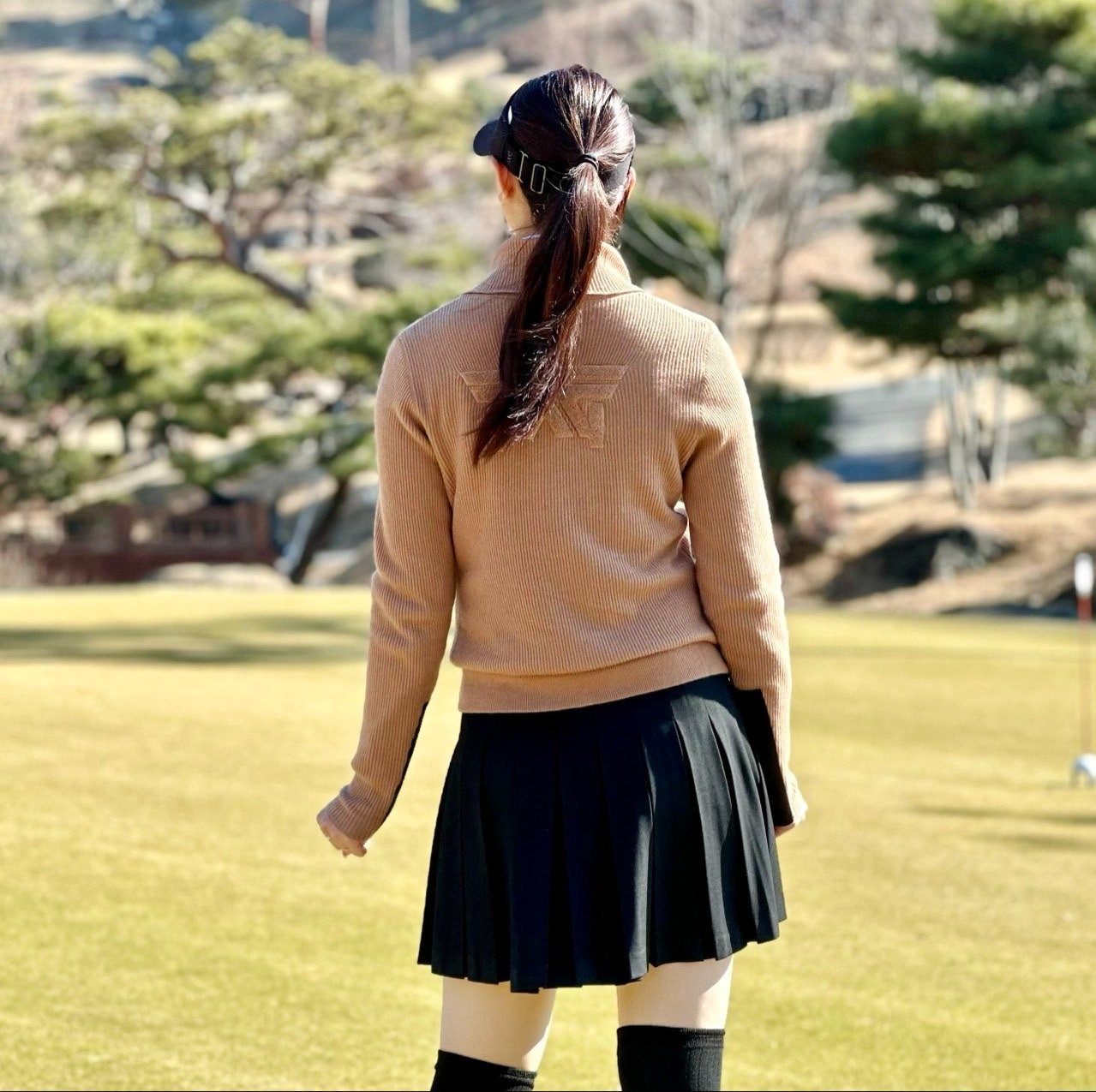 PXG-상의-국내배송 우먼 윈터 니트 방풍 가디건