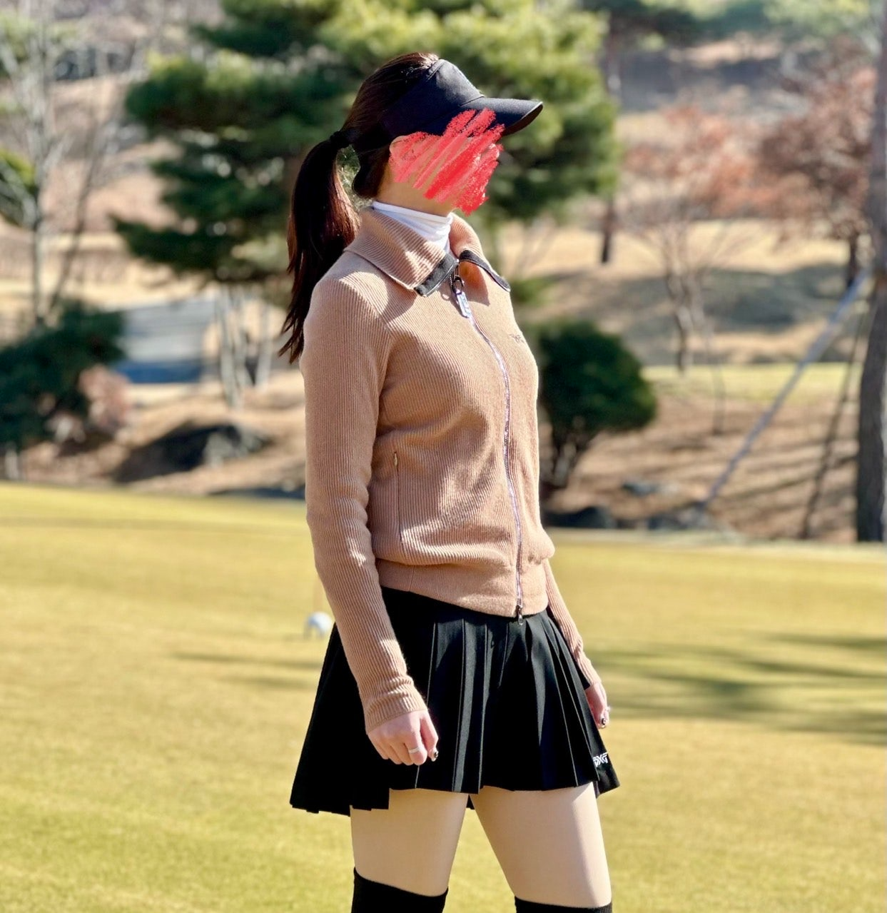 PXG-상의-국내배송 우먼 윈터 니트 방풍 가디건