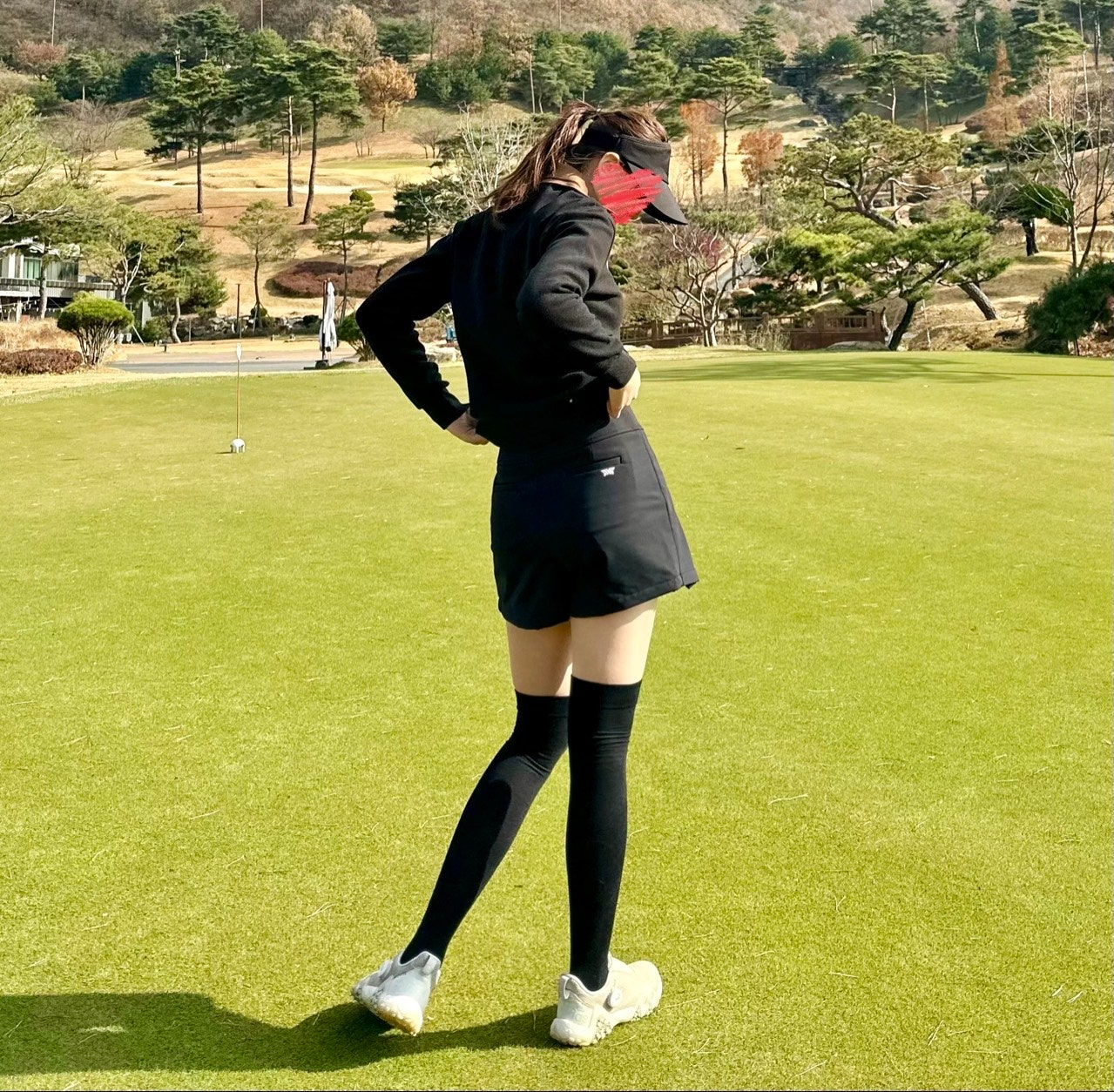 PXG-상의-국내배송 우먼 윈터 와이드 카라 LS 티셔츠 (WOMEN)