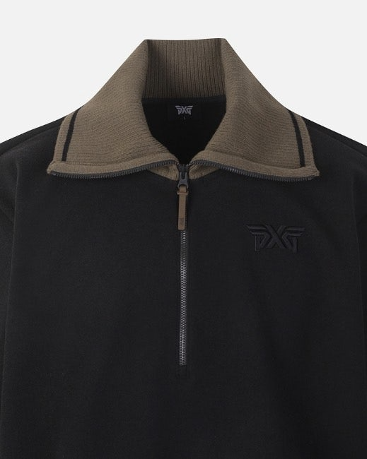 PXG-상의-국내배송 우먼 윈터 와이드 카라 LS 티셔츠 (WOMEN)