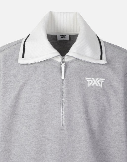PXG-상의-국내배송 우먼 윈터 와이드 카라 LS 티셔츠 (WOMEN)