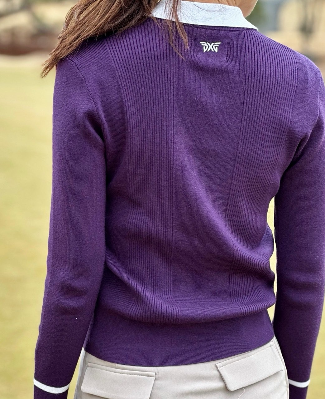 PXG-상의-국내배송 우먼 칼라 넥 스웨터 (WOMEN)