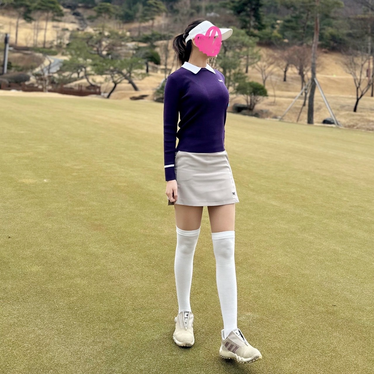PXG-상의-국내배송 우먼 칼라 넥 스웨터 (WOMEN)
