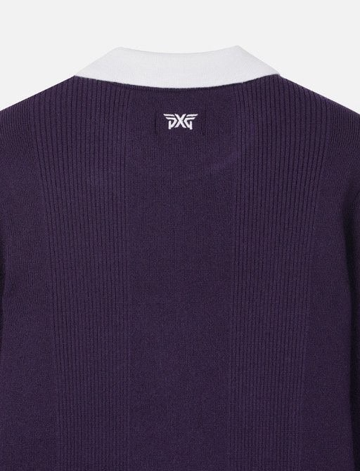 PXG-상의-국내배송 우먼 칼라 넥 스웨터 (WOMEN)