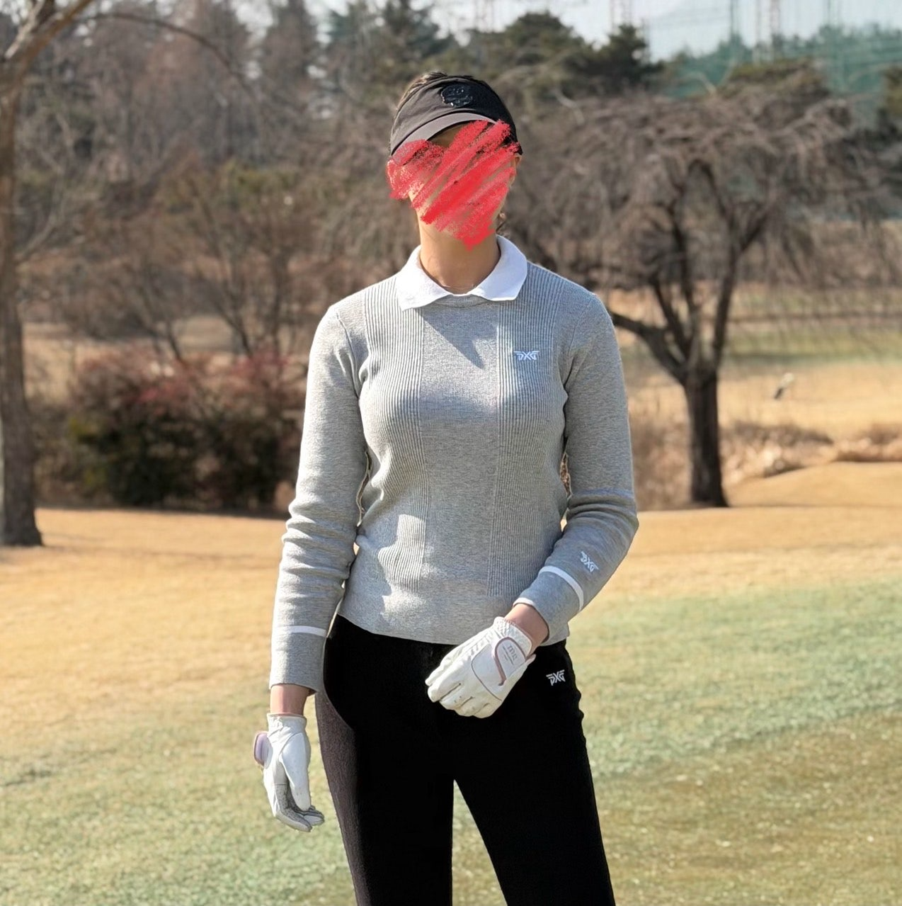 PXG-상의-국내배송 우먼 칼라 넥 스웨터 (WOMEN)