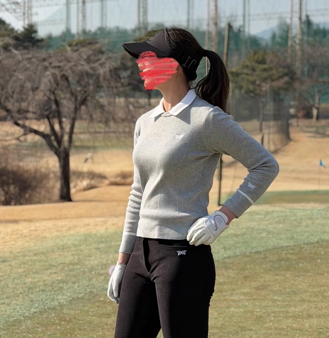 PXG-상의-국내배송 우먼 칼라 넥 스웨터 (WOMEN)