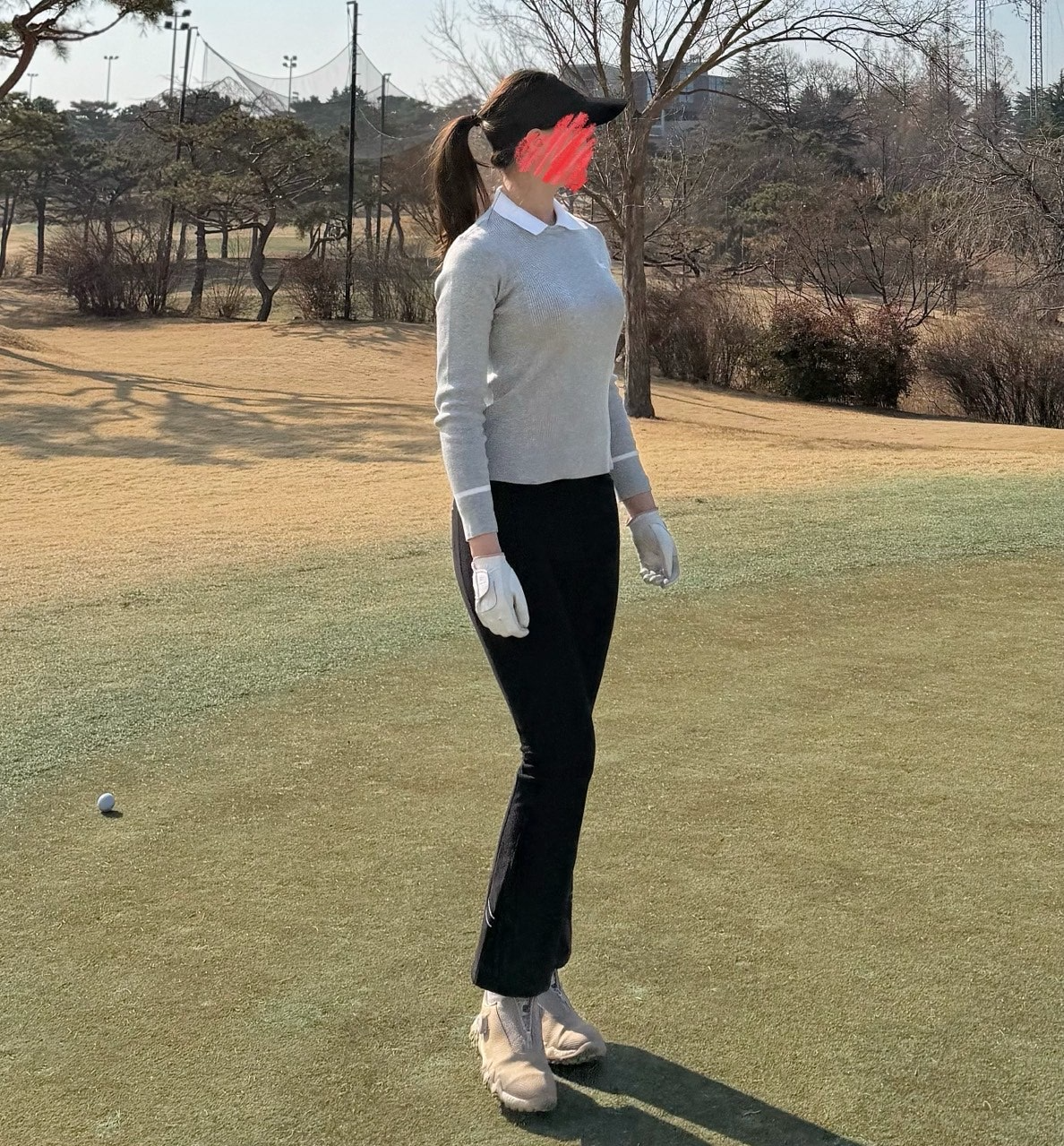 PXG-상의-국내배송 우먼 칼라 넥 스웨터 (WOMEN)