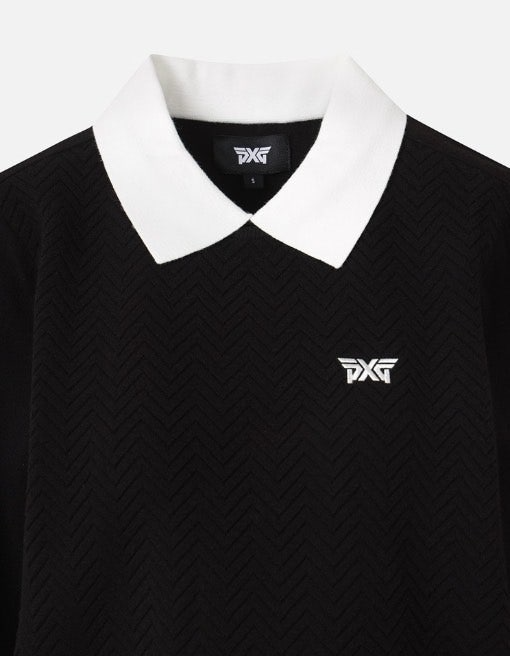 PXG-상의-국내배송 우먼 칼라 포인트 스웨터 (WOMEN)