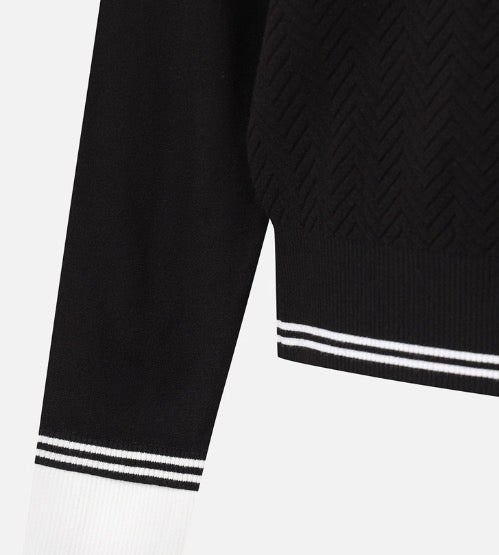 PXG-상의-국내배송 우먼 칼라 포인트 스웨터 (WOMEN)