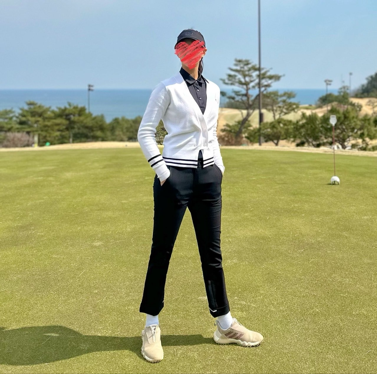PXG-상의-국내배송 우먼 컬러 트임 니트 가디건 (WOMEN)