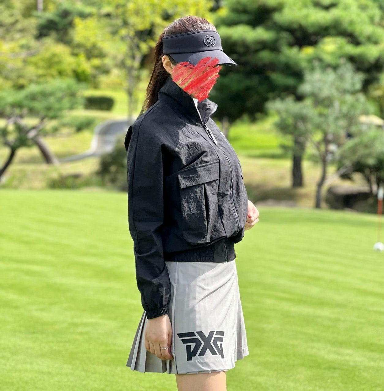 PXG-상의-국내배송 우먼 퍼포먼스 우븐 자켓 (WOMAN)
